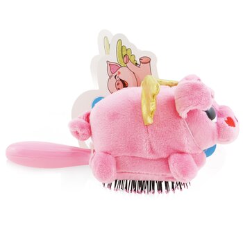 Wet Brush Sikat Mewah - # Babi Terbang (Plush Brush - # Flying Pig)