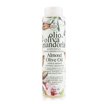 Nesti Dante Mandi & Mandi Sabun Cair Alami - Minyak Zaitun Almond (Bath & Shower Natural Liquid Soap - Almond Olive Oil)