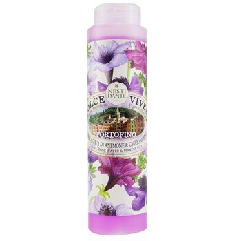 Nesti Dante Dolce Vivere Shower Gel - Portofino - Flax, Air Mawar &Lily Laut (Dolce Vivere Shower Gel - Portofino - Flax, Rose Water & Marine Lily)