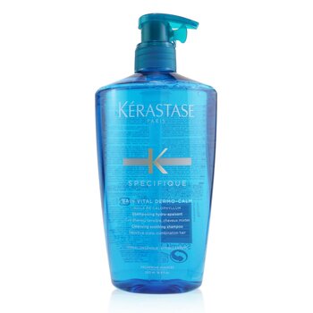 Kerastase Specifique Bain Vital Dermo-Calm Cleansing Soothing Shampoo (Kulit Kepala Sensitif, Rambut Kombinasi) (Specifique Bain Vital Dermo-Calm Cleansing Soothing Shampoo (Sensitive Scalp, Combination Hair))