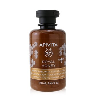 Apivita Royal Honey Shower Gel dengan Minyak Esensial (Royal Honey Shower Gel with Essential Oils)