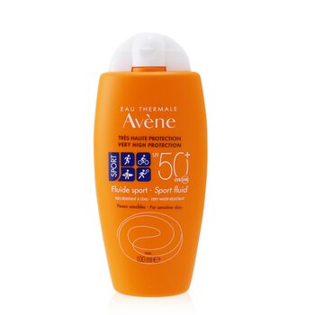 Avene Cairan olahraga SPF 50+ (Wajah &bodi) - Untuk Kulit Sensitif (Sport Fluid SPF 50+ (Face & Body) - For Sensitive Skin)