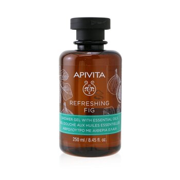 Apivita Menyegarkan Fig Shower Gel dengan Minyak Esensial (Refreshing Fig Shower Gel with Essential Oils)