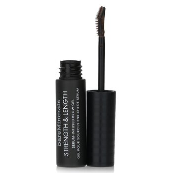 BareMinerals Kekuatan &Panjang Serum Infused Brow Gel - # Kopi (Strength & Length Serum Infused Brow Gel - # Coffee)