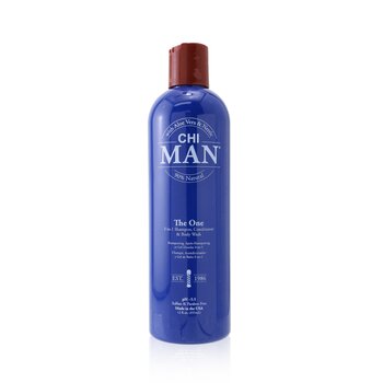 Pria Satu 3-in-1 Shampoo, Kondisioner & Cuci Tubuh