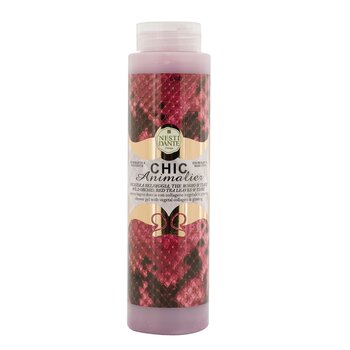 Chic Animalier Shower Gel - Anggrek Liar, Daun Teh Merah &a (Chic Animalier Shower Gel - Wild Orchid, Red Tea Leaves & Tiare)