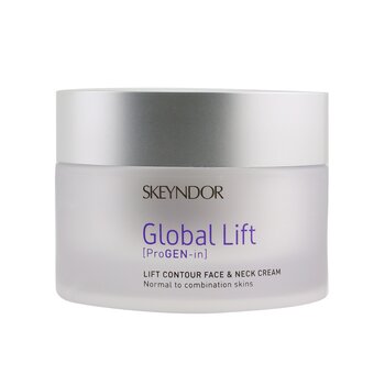 SKEYNDOR Global Lift Contour Face &Neck Cream - Normal Untuk Kombinasi Kulit (Global Lift Contour Face & Neck Cream - Normal To Combination Skin)