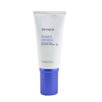 SKEYNDOR Power Oxygen City Pollution Block Gel-Cream + O2 (Untuk Kombinasi Untuk Kulit Berminyak) (Power Oxygen City Pollution Block Gel-Cream + O2 (For Combination To Oily Skin))