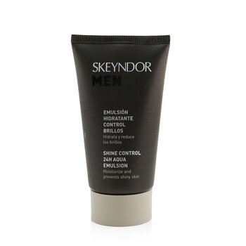 SKEYNDOR Pria Shine Control 24H Aqua Emulsion - Melembabkan &Mencegah Kulit Mengkilap (Untuk Menormalkan Kulit Campuran &Berminyak) (Men Shine Control 24H Aqua Emulsion - Moisturize & Prevents Shiny Skin  (For Normalise Mixed & Oily Skins))