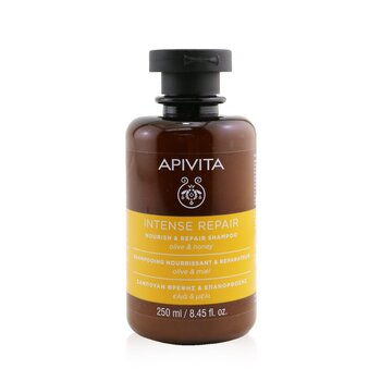 Apivita Intens Perbaikan Nourish &Repair Shampoo (Zaitun &Sayang) (Intense Repair Nourish & Repair Shampoo (Olive & Honey))