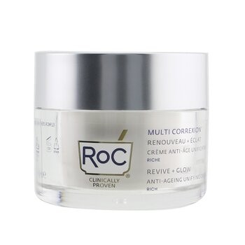 ROC Multi Correxion Revive + Glow Anti-2017r Menyatukan Krim Kaya (Multi Correxion Revive + Glow Anti-Ageing Unifying Rich Cream)