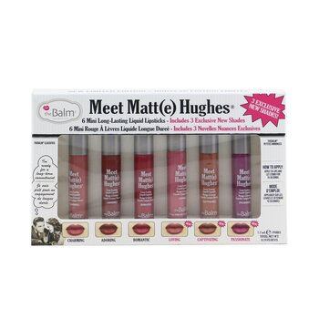 Temui Matt(e) Hughes 6 Mini Long Lasting Liquid Lipsticks Kit - Vol. 3 (Meet Matt(e) Hughes 6 Mini Long Lasting Liquid Lipsticks Kit - Vol. 3)