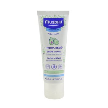 Mustela Hydra-Bebe Facial Cream Dengan Alpukat Organik - Kulit Normal (Hydra-Bebe Facial Cream With Organic Avocado - Normal Skin)