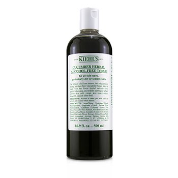 Kiehls Mentimun Herbal Alcohol-Free Toner - Untuk Jenis Kulit Kering atau Sensitif (Cucumber Herbal Alcohol-Free Toner - For Dry or Sensitive Skin Types)