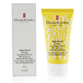 Elizabeth Arden Delapan Jam Cream Sun Defense Untuk Wajah SPF 50 (Eight Hour Cream Sun Defense For Face SPF 50)