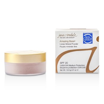 Jane Iredale Bubuk Mineral Longgar Dasar Menakjubkan SPF 20 - Alami (Amazing Base Loose Mineral Powder SPF 20 - Natural)