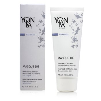 Yonka Essentials Masque 105 - Memurnikan Masker Klarifikasi (Kulit Kering Atau Sensitif) (Essentials Masque 105 - Purifying Clarifying Mask (Dry Or Sensitive Skin))