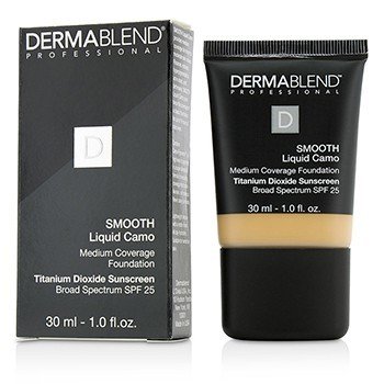 Dermablend Smooth Liquid Camo Foundation SPF 25 (Cakupan Sedang) - Chai (35W) (Smooth Liquid Camo Foundation SPF 25 (Medium Coverage) - Chai (35W))