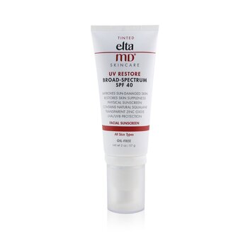 EltaMD UV Restore Physical Facial Sunscreen SPF 40 - Berwarna (UV Restore Physical Facial Sunscreen SPF 40 - Tinted)