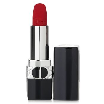 Christian Dior Lipstik Isi Ulang Warna Rouge Dior Couture - # 999 (Beludru) (Rouge Dior Couture Colour Refillable Lipstick - # 999 (Velvet))