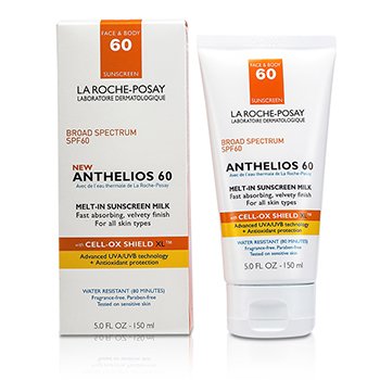 Anthelios 60 Melt-In Sunscreen Milk (Untuk Wajah & Tubuh) (Kotak Sedikit Rusak)