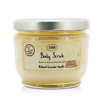 Sabon Body Scrub - Nilam Lavender Vanilla (Body Scrub - Patchouli Lavender Vanilla)