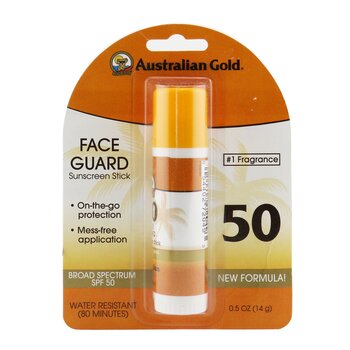 Australian Gold Pelindung Wajah Tabir Surya Stick SPF 50 (Face Guard Sunscreen Stick SPF 50)