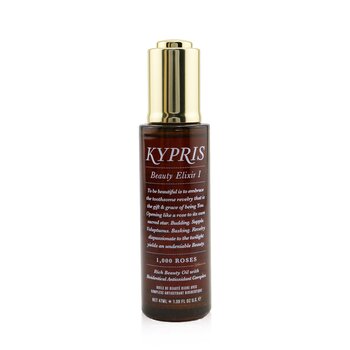 Kypris Beauty Elixir I - Minyak Kecantikan Kaya Dengan Kompleks Antioksidan Bioidentik (Dengan 1000 Mawar) (Beauty Elixir I - Rich Beauty Oil With Bioidentical Antioxidant Complex (With 1000 Roses))