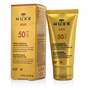 Nuxe Sun Melting Cream Perlindungan Tinggi Untuk Wajah SPF 50 (Nuxe Sun Melting Cream High Protection For Face SPF 50)