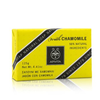 Apivita Sabun Alami Dengan Chamomile (Natural Soap With Chamomile)