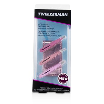 Tweezerman Set Pinset Mini Mikro (Micro Mini Tweezer Set)