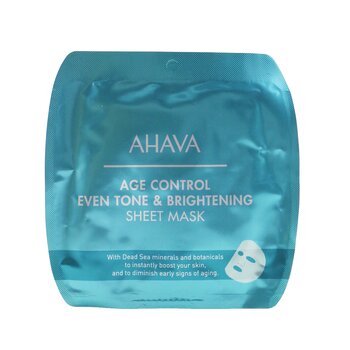 Ahava Kontrol Usia Even Tone &Brightening Sheet Mask (Age Control Even Tone & Brightening Sheet Mask)