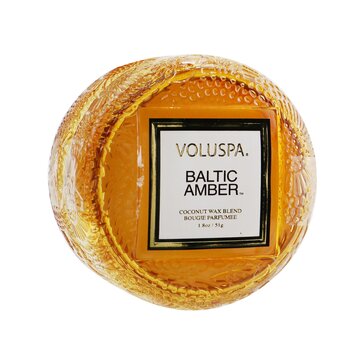 Lilin Macaron - Amber Baltik (Macaron Candle - Baltic Amber)