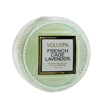 Voluspa Lilin Macaron - Lavender Cade Prancis (Macaron Candle - French Cade Lavender)