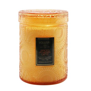 Voluspa Lilin Toples Kecil - Latte Labu Berbumbu (Small Jar Candle - Spiced Pumpkin Latte)