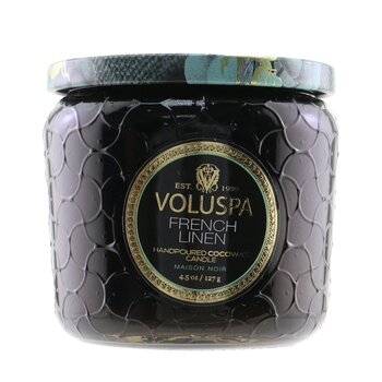 Voluspa Lilin Jar Mungil - Linen Prancis (Petite Jar Candle - French Linen)