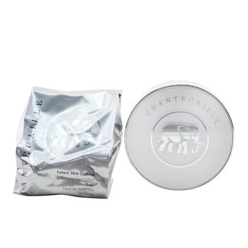 Chantecaille Future Skin Cushion Skincare Foundation Dengan Isi Ulang Ekstra - # Aura (Sangat Adil Dengan Nada Dingin) (Future Skin Cushion Skincare Foundation With Extra Refill - # Aura (Very Fair With Cool Undertones))