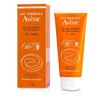 Avene Lotion Perlindungan Sangat Tinggi SPF 50+ (Untuk Kulit Sensitif) (Very High Protection Lotion SPF 50+ (For Sensitive Skin))