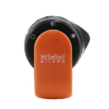 Millefiori Go Car Air Freshener - Sandalo Bergamotto (Orange Case) (Go Car Air Freshener - Sandalo Bergamotto (Orange Case))
