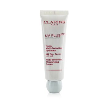 Clarins UV Plus [5P] Layar Pelembab Multi-Perlindungan Anti-Polusi SPF 50 - Mawar (UV Plus [5P] Anti-Pollution Multi-Protection Moisturizing Screen SPF 50 - Rose)