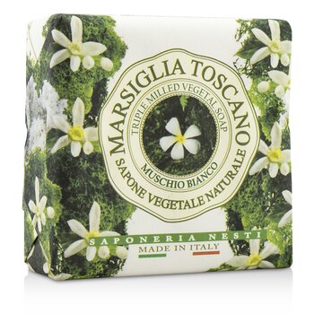 Nesti Dante Marsiglia Toscano Triple Milled Vegetal Soap - Muschio Bianco (Marsiglia Toscano Triple Milled Vegetal Soap - Muschio Bianco)