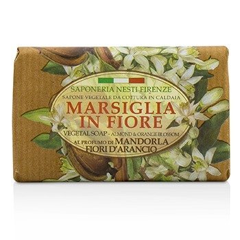 Nesti Dante Marsiglia Dalam Sabun Vegetal Fiore - Almond & Orange Bloosom (Marsiglia In Fiore Vegetal Soap - Almond & Orange Bloosom)