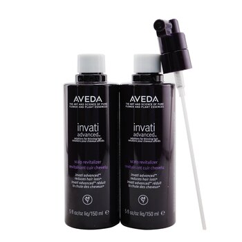 Aveda Invati Advanced Scalp Revitalizer - Solusi Untuk Rambut Menipis (2 Isi Ulang + Pompa) (Invati Advanced Scalp Revitalizer - Solutions For Thinning Hair (2 Refills + Pump))