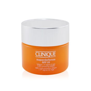 Clinique Superdefense SPF 25 Fatigue + 1st Signs Of Age Multi-Correcting Cream - Kombinasi Yang Sangat Kering hingga Kering (Superdefense SPF 25 Fatigue + 1st Signs Of Age Multi-Correcting Cream - Very Dry to Dry Combination)