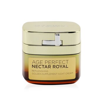 Usia Sempurna Nektar Royal Pengisian Krim Malam Suplemen Emas