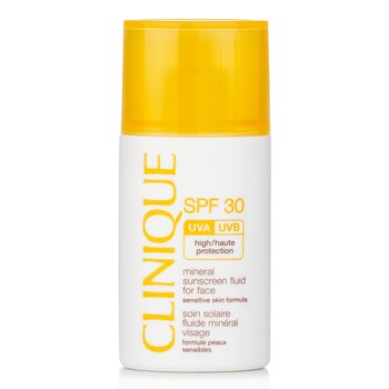 Cairan Tabir Surya Mineral Untuk Wajah SPF 30 - Formula Kulit Sensitif
