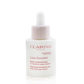 Clarins Calm-Essentiel Restoring Treatment Oil - Kulit Sensitif (Calm-Essentiel Restoring Treatment Oil - Sensitive Skin)