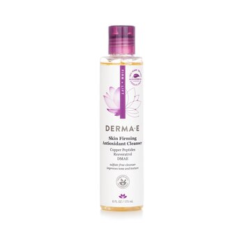 Derma E Firm + Angkat Pembersih Antioksidan Pengencangan Kulit (Firm + Lift Skin Firming Antioxidant Cleanser)