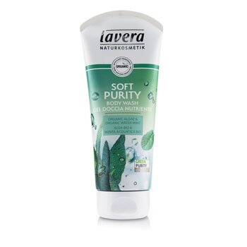 Lavera Body Wash - Kemurnian Lembut (Alga Organik &Mint Air Organik) (Body Wash - Soft Purity (Organic Algae & Organic Water Mint))