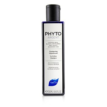 Phyto PhytoArgent Tidak Ada Sampo Kuning (Abu-abu, Putih, Rambut Diputihkan) (PhytoArgent No Yellow Shampoo (Gray, White, Bleached Hair))